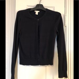 Navy cardigan